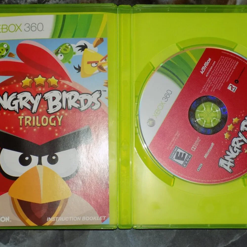 Angry Birds Trilogy (Microsoft Xbox 360, 2012)